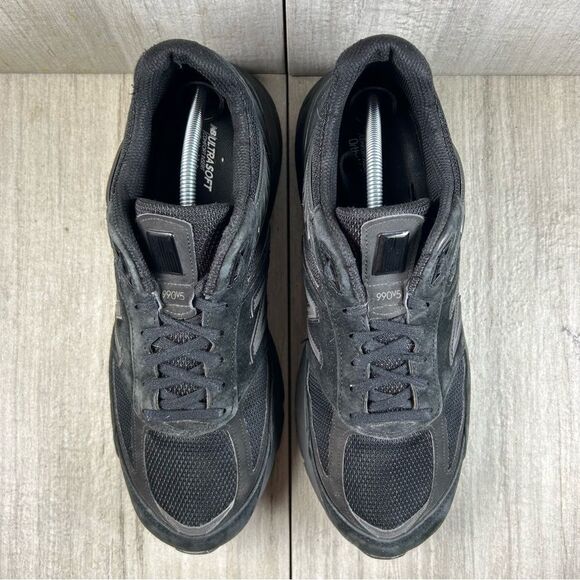 New Balance 990v5 USA Black Athletic Shoe Comfort Sneaker Mens Size 12 EE Wide - Picture 6 of 10